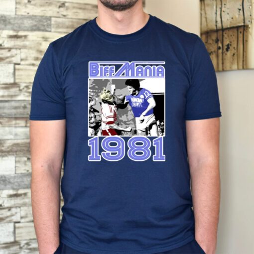 Biff Mania 1981 Rugby tshirts