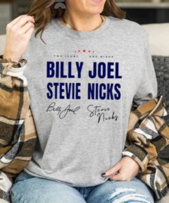 Billy Joel Stevie Nick Tour signature t shirts