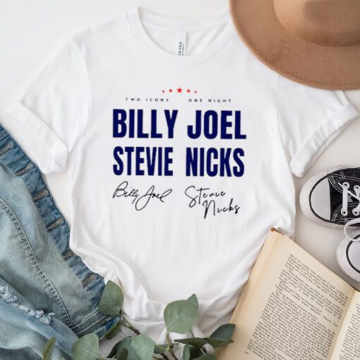 Billy Joel Stevie Nick Tour signature tshirt