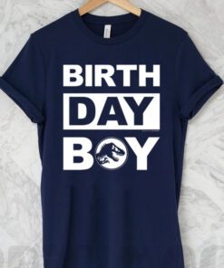 Birthday Boy Name & Age Jurassic World shirts