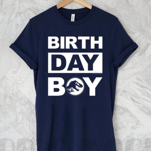 Birthday Boy Name & Age Jurassic World shirts