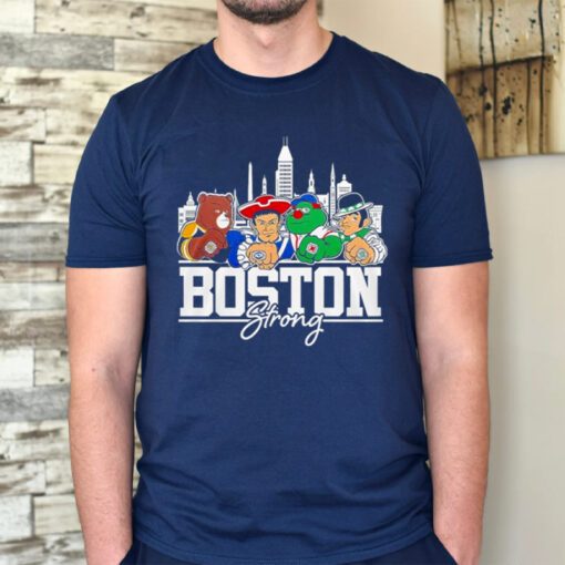 Boston Strong - Boston city sport teams mascot TShirt