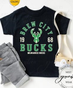 Brew city milwaukee bucks milwaukee buck t shirt