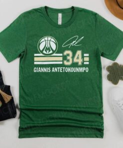 Bucks Giannis Signature Jersey T-Shirt
