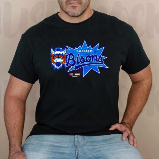 Buffalo Bisons Marvel’s Defenders of the Diamond t shirts