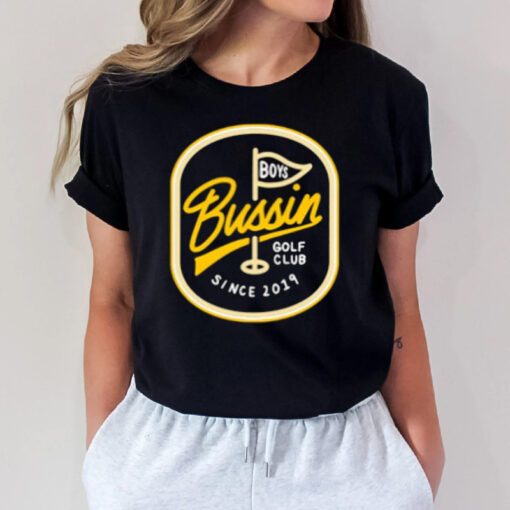 Bussin Golf Club Pin Flag TShirt