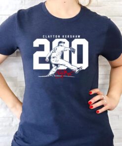 Clayton Kershaw 200 signature t shirts