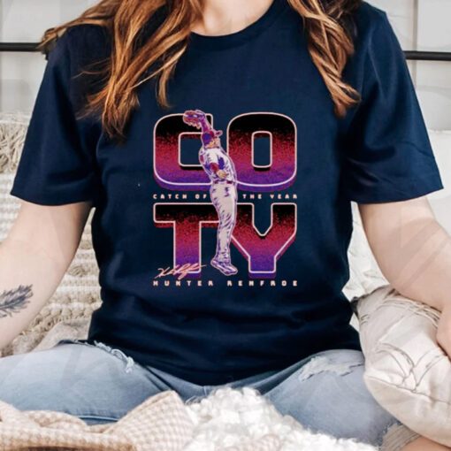 Coty catch of the year Hunter Renfroe Los Angeles Angels t-shirts