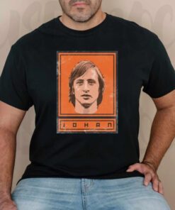 Cruyff Netherlands Distressed Football Art t-shirts