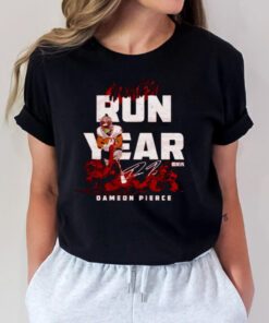 Dameon Pierce Houston Angriest run of the year signature t-shirt