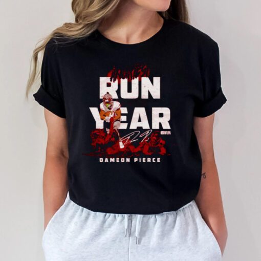 Dameon Pierce Houston Angriest run of the year signature t-shirt