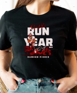 Dameon Pierce Houston Angriest run of the year signature t-shirts