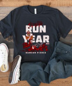 Dameon Pierce Houston Angriest run of the year signature tshirts