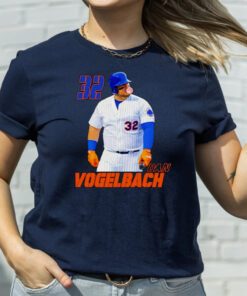 Daniel Vogelbach 32 New York Mets blowing gum shirts