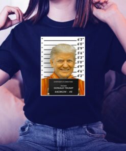 Department Of Corrections Prisoner Donald Trump 44Oro14 45 TShirt