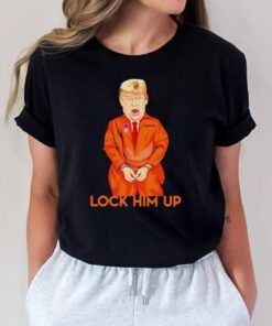 Donald Trump lock him up orange shirt