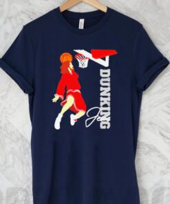 Dunking Jesus Play Basketball Shirts