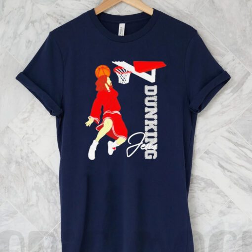 Dunking Jesus Play Basketball Shirts