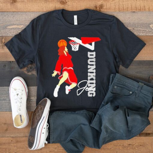 Dunking Jesus Play Basketball T Shirt