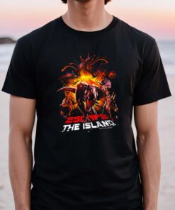 Exploded Island Jurassic World tshirts