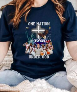Florida Atlantic Owls basketball one nation under God t-shirt