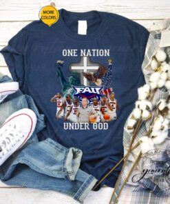 Florida Atlantic Owls basketball one nation under God t-shirts