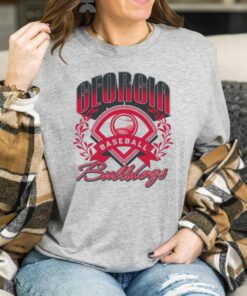 Georgia Bulldogs Throwback Baseball 2023 T Shirts