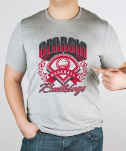 Georgia Bulldogs Throwback Baseball 2023 TShirts