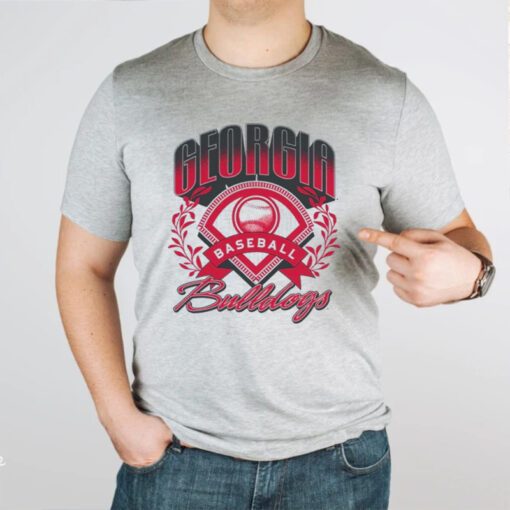 Georgia Bulldogs Throwback Baseball 2023 TShirts