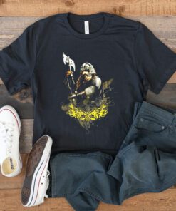 Gimli With Ax Vector Collage Lord Of The Rings t-shirt