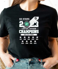 Go Stars Nhl Champion 2023 Central Division Dallas Stars T Shirt