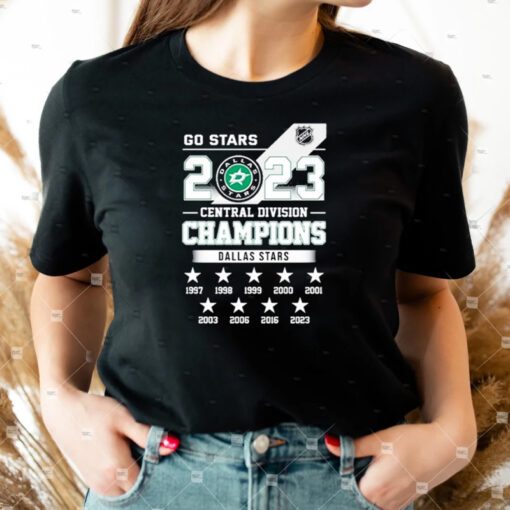 Go Stars Nhl Champion 2023 Central Division Dallas Stars T Shirt