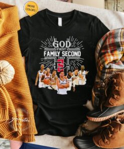 God First Family Second Then San Diego State Aztecs 2023 Ncaa T-Shirts