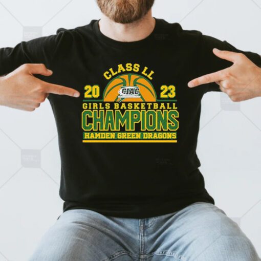Hamden Green Dragons 2023 Girls Basketball Champions T Shirt