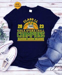 Hamden Green Dragons 2023 Girls Basketball Champions T Shirts