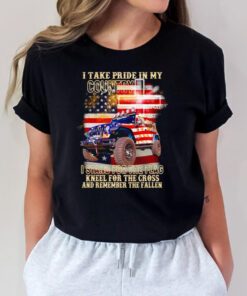 I take pride in my country I stand for the flag USA tshirts