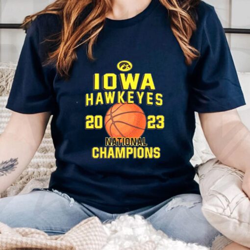 Iowa Hawkeyes 2023 Basketball National champions retro t-shirts