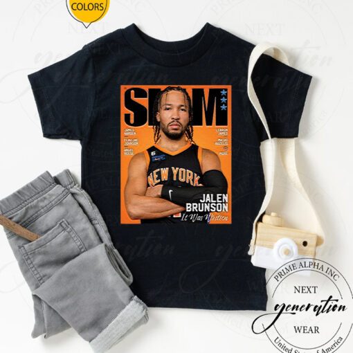 Jalen Brunson SLAM 243 Cover t shirts