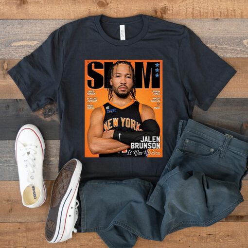 Jalen Brunson SLAM 243 Cover tshirt