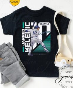 Jarred Kelenic Seattle Mariners Signature Stretch TShirts