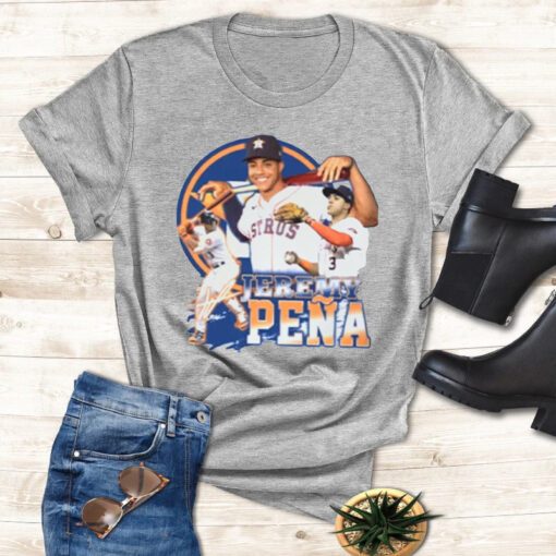 Jeremy Pena Houston Astros World Series Champions 2022 Baseball Vintage T-Shirts'