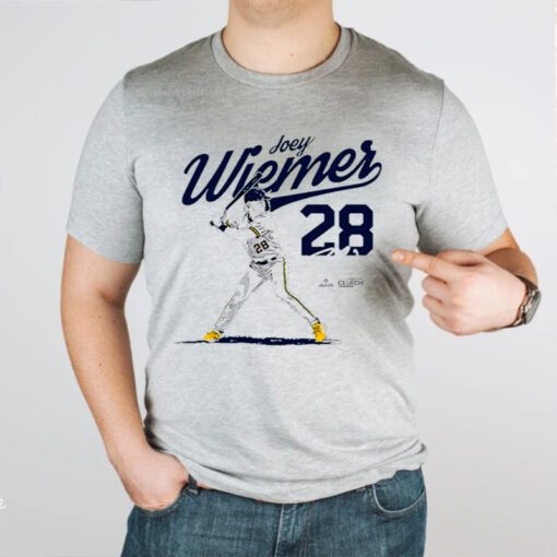 Joey Wiemer loves Milwaukee Baseball tshirt