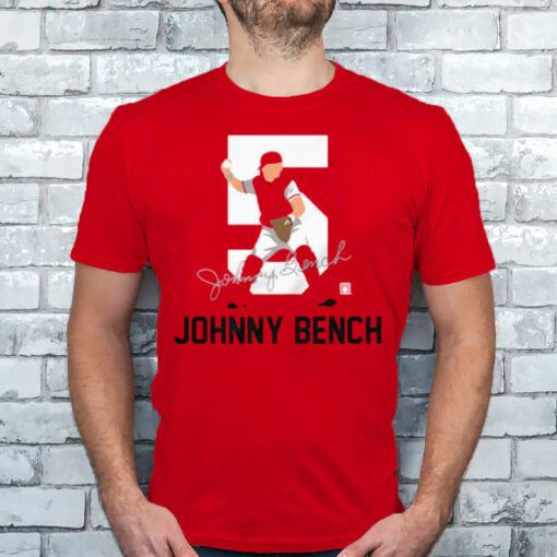 Johnny Bench Baseball Hall of Fame Shirts