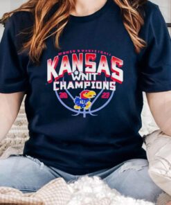 Kansas Jayhawks Blue 2023 Women’s Basketball NIT Champions T-Shirts