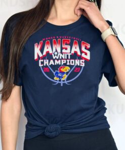 Kansas Jayhawks Blue 2023 Women’s Basketball NIT Champions TShirts