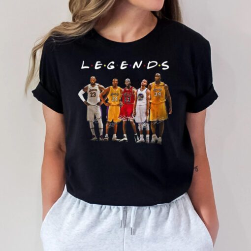 Kobe Bryant LeBron James Michael Jordan Stephen Curry Shaquille O’Neal legends signatures t shirts