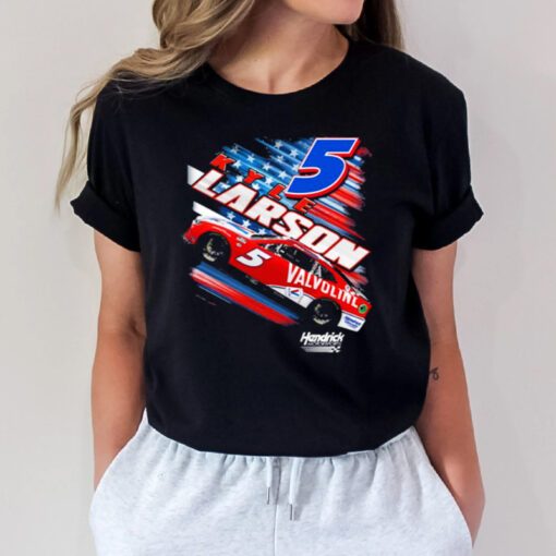 Kyle Larson #5 2023 Valvoline Patriotic Fuel T shirts