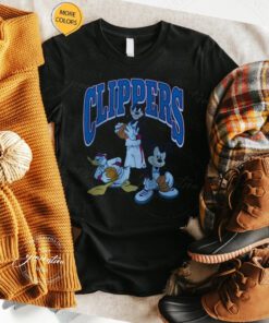 LA Clippers Junk Food Team Mickey Squad Qb T shirts