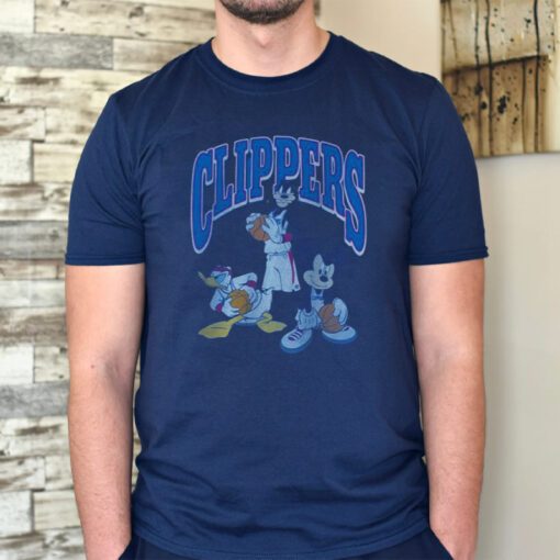 LA Clippers Junk Food Team Mickey Squad Qb Tshirt