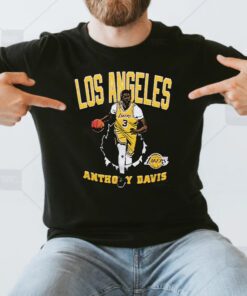Lakers anthony davis bustin’ through shirt
